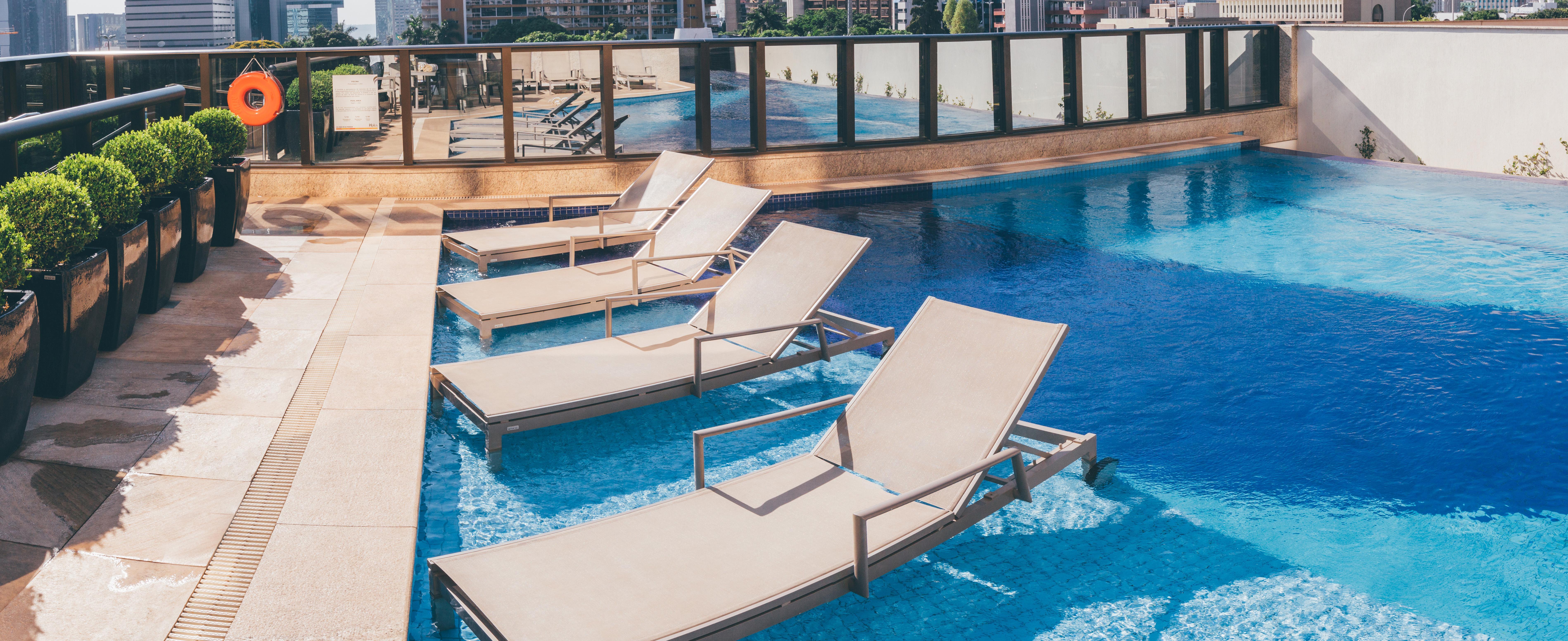 ホテル クリナン Hプラス プレミアム ブラジリア エクステリア 写真 Sunloungers